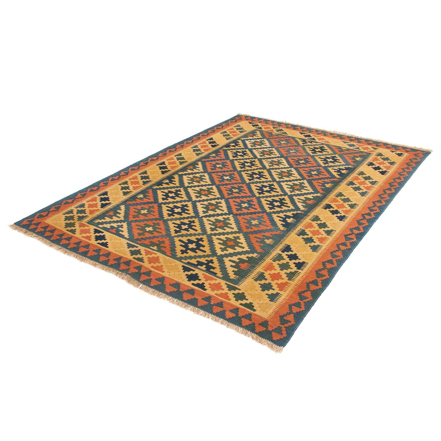 Tappeto Kelim - Orientale - 203 x 158 cm - multicolore