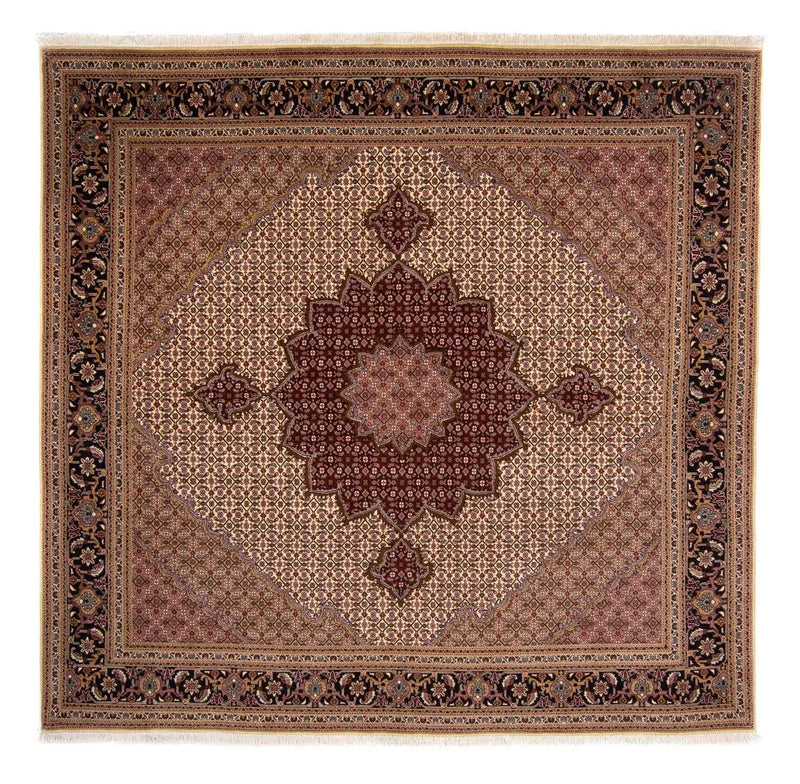 Tappeto Persero - Tabriz - Reale - 250 x 249 cm - marrone