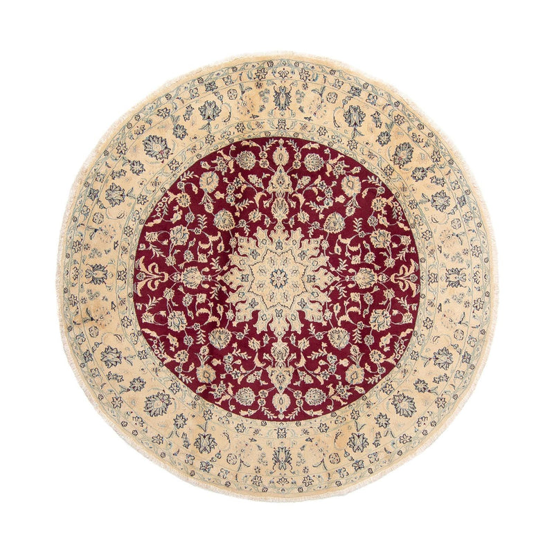 Tappeto Persero - Nain rotondo  - 245 x 245 cm - rosso scuro