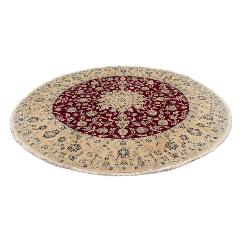 Tappeto Persero - Nain rotondo  - 245 x 245 cm - rosso scuro