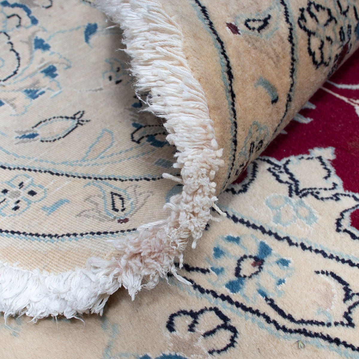 Tappeto Persero - Nain rotondo  - 287 x 287 cm - rosso scuro