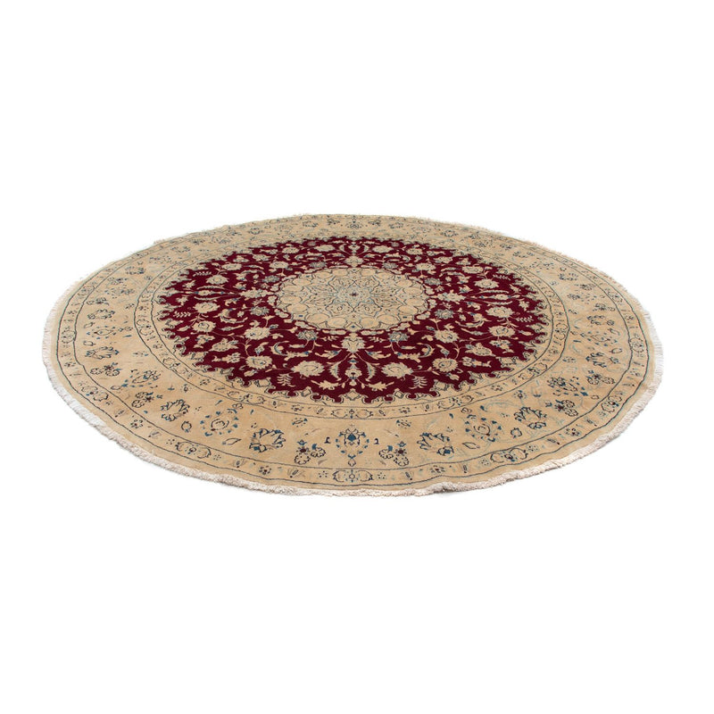 Tappeto Persero - Nain rotondo  - 287 x 287 cm - rosso scuro