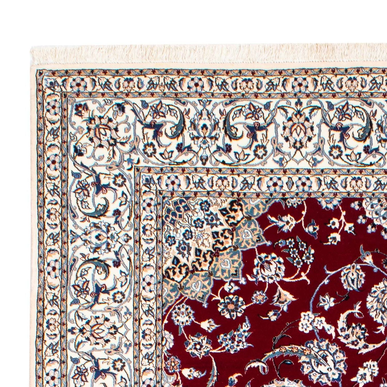 Tappeto Persero - Nain - Premio - 238 x 151 cm - rosso scuro