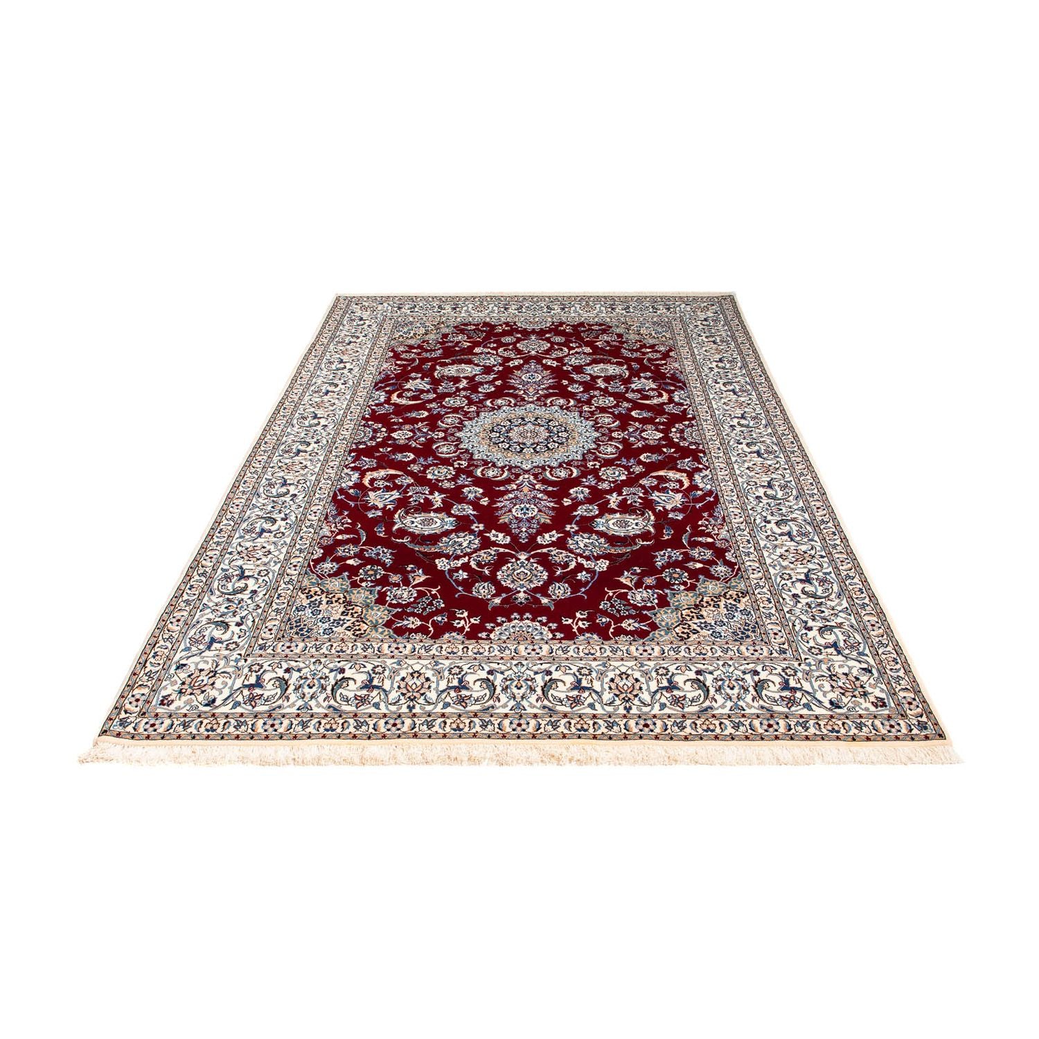 Tappeto Persero - Nain - Premio - 238 x 151 cm - rosso scuro