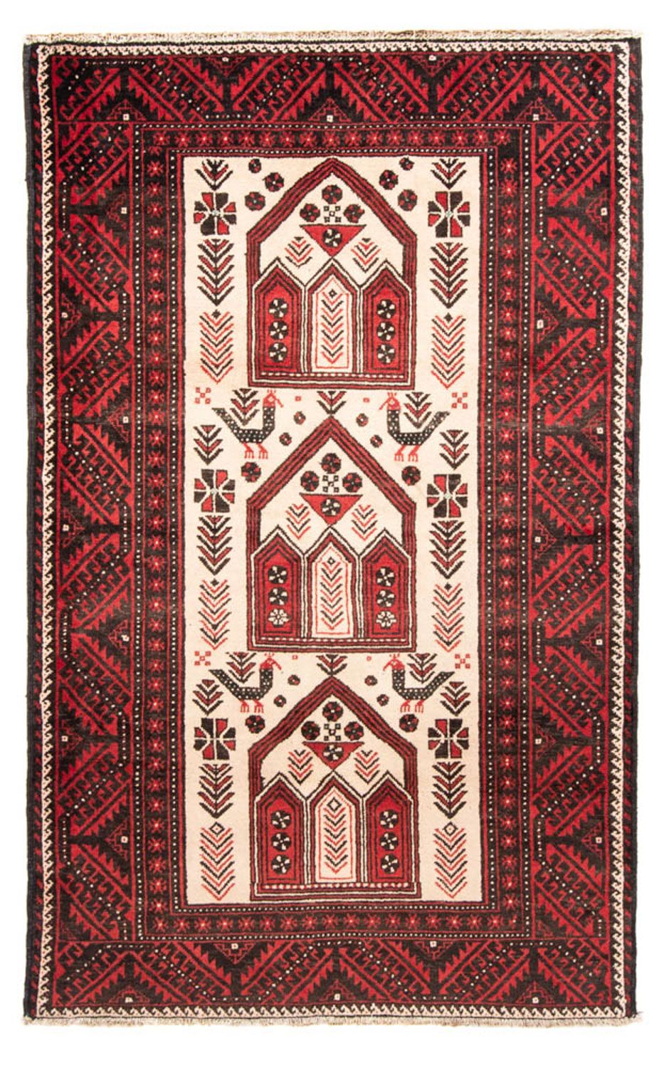 Tappeto Belutsch - 199 x 115 cm - rosso