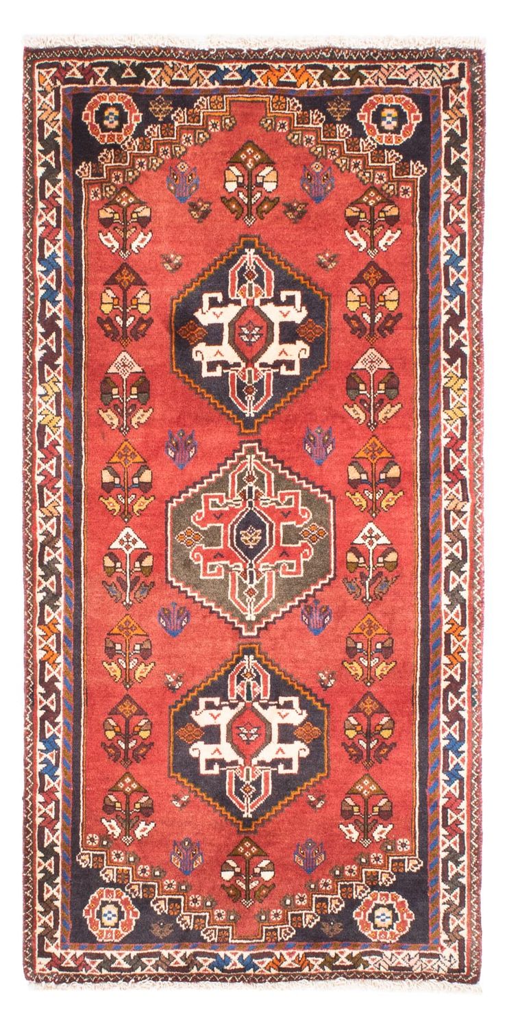 Tappeto corsia Tappeto Persero - Nomade - 164 x 80 cm - rosso scuro