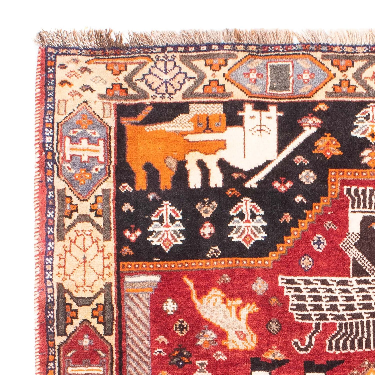 Tappeto Persero - Nomade - 155 x 111 cm - rosso scuro