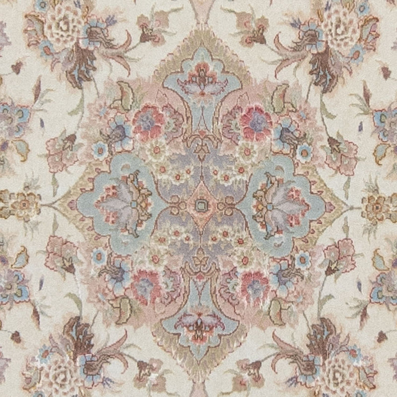 Tappeto corsia Tappeto Persero - Tabriz - Reale - 358 x 91 cm - beige