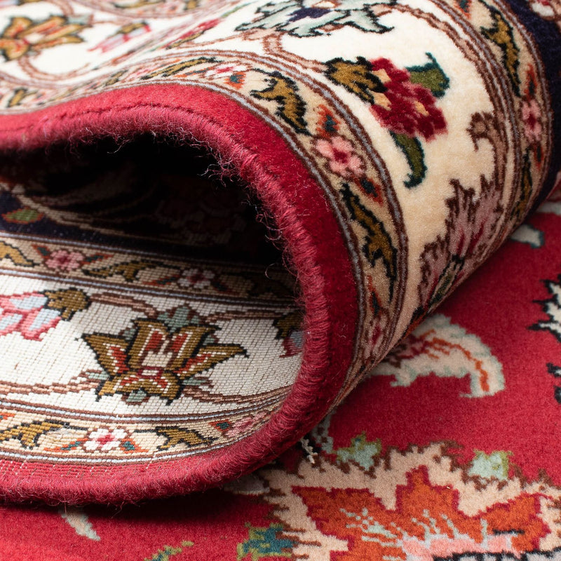 Tappeto Persero - Tabriz quadrato  - 303 x 300 cm - rosso scuro