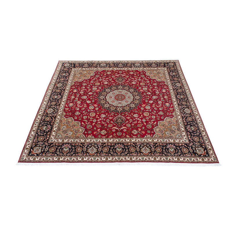 Tappeto Persero - Tabriz quadrato  - 303 x 300 cm - rosso scuro