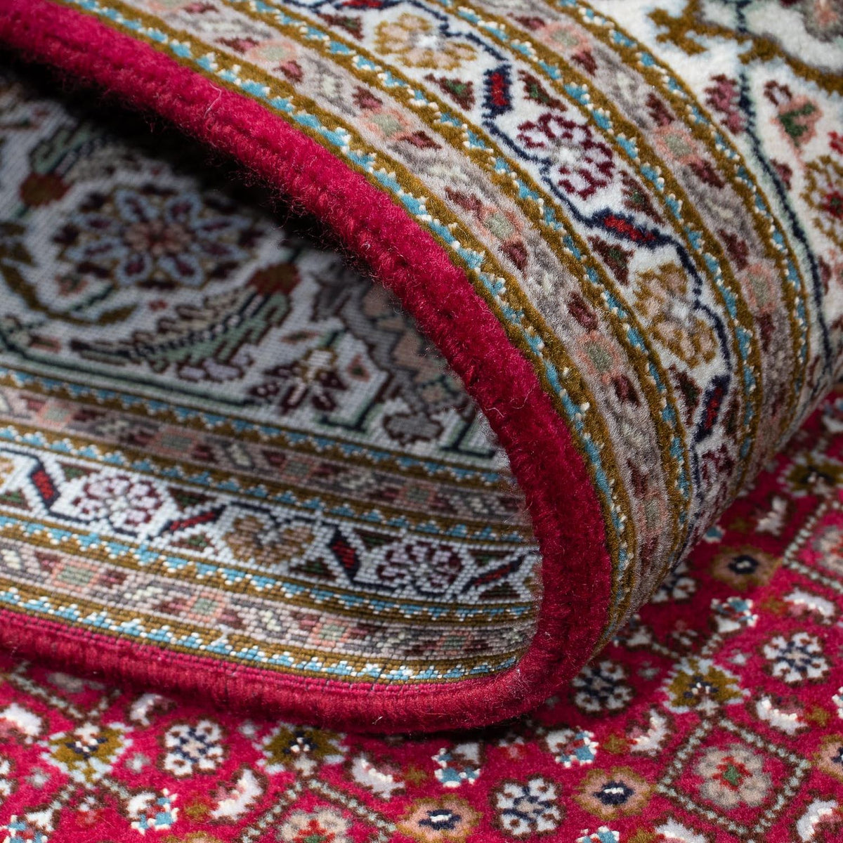 Tappeto Persero - Tabriz - 208 x 152 cm - rosso scuro