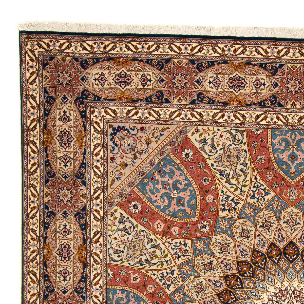 Tappeto Persero - Tabriz - Reale quadrato  - 254 x 248 cm - multicolore