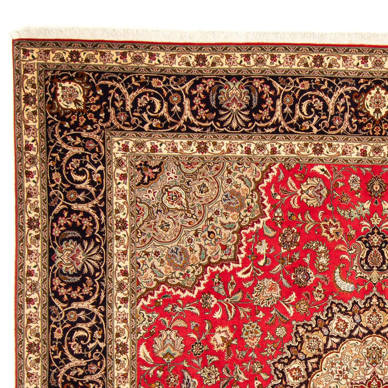 Tappeto Persero - Tabriz - Reale quadrato  - 257 x 254 cm - rosso