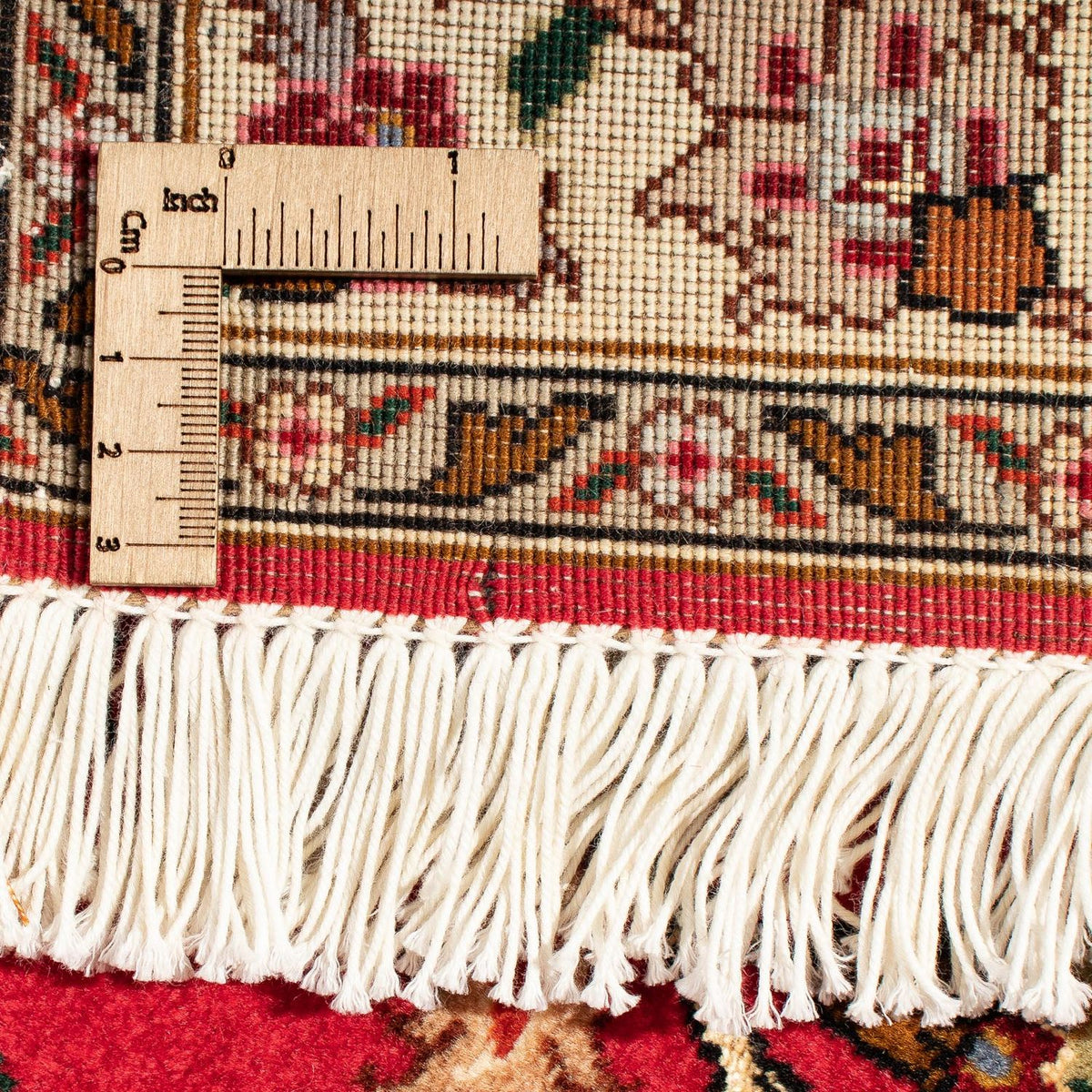 Tappeto Persero - Tabriz - Reale quadrato  - 257 x 254 cm - rosso