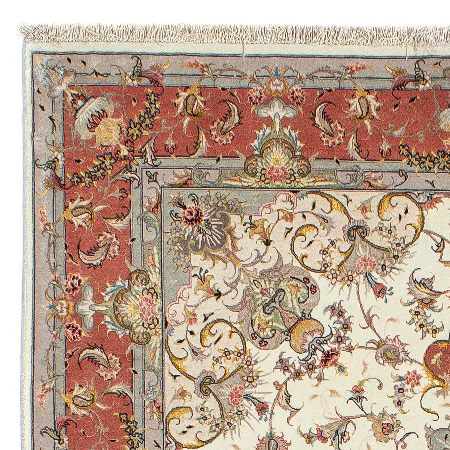 Tappeto Persero - Tabriz - Reale - 198 x 150 cm - beige