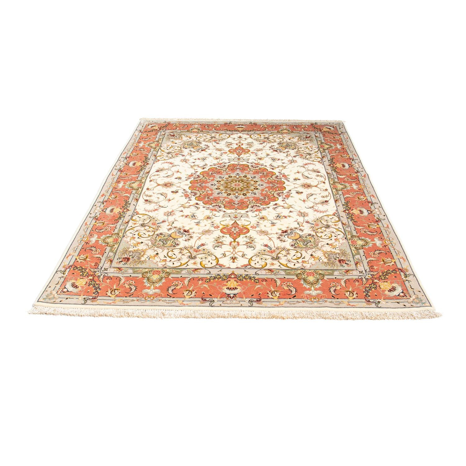 Tappeto Persero - Tabriz - Reale - 198 x 150 cm - beige