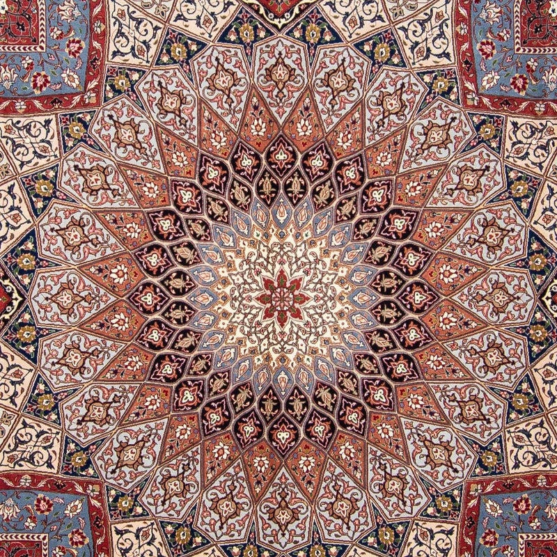 Tappeto Persero - Tabriz - Reale quadrato  - 300 x 298 cm - multicolore