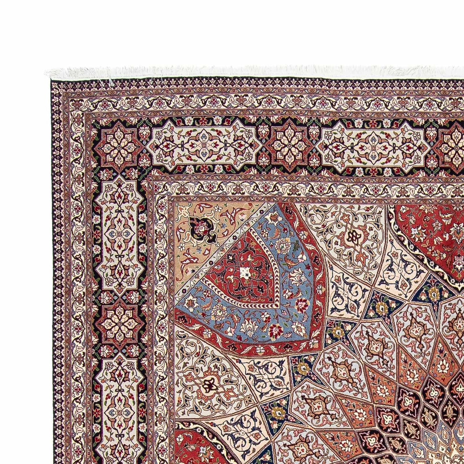 Tappeto Persero - Tabriz - Reale quadrato  - 300 x 298 cm - multicolore