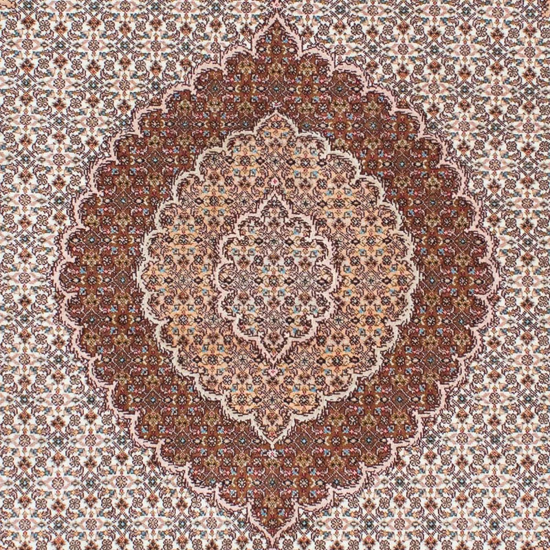 Tappeto Persero - Tabriz - 214 x 154 cm - marrone chiaro