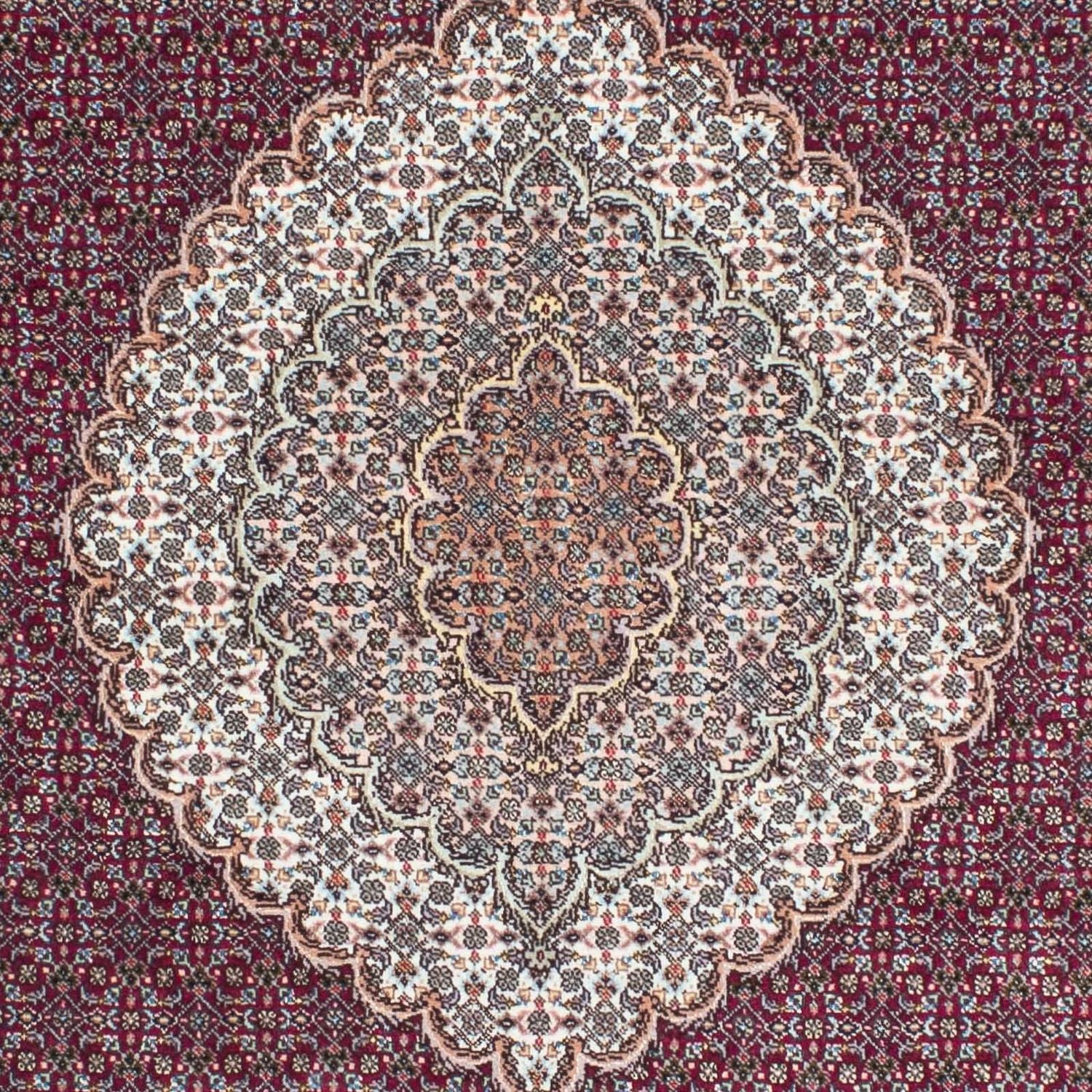 Tappeto Persero - Tabriz - 206 x 153 cm - rosso scuro