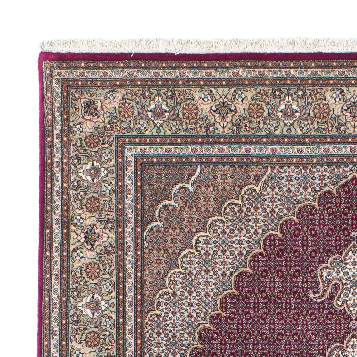 Tappeto Persero - Tabriz - 206 x 153 cm - rosso scuro