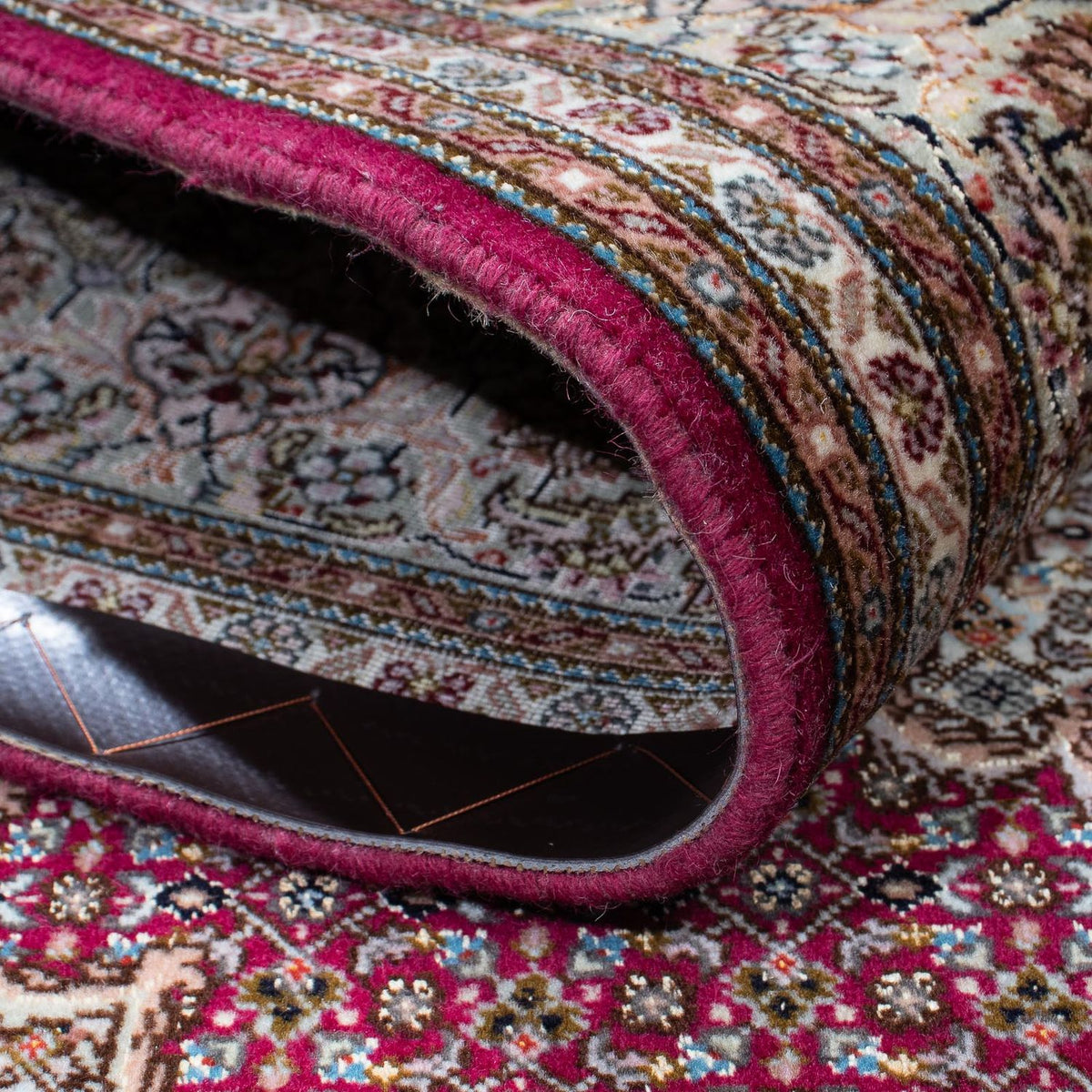 Tappeto Persero - Tabriz - 206 x 153 cm - rosso scuro