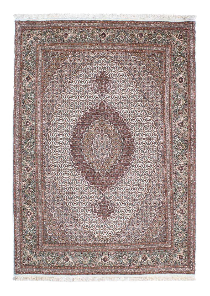 Tappeto Persero - Tabriz - 210 x 151 cm - marrone chiaro