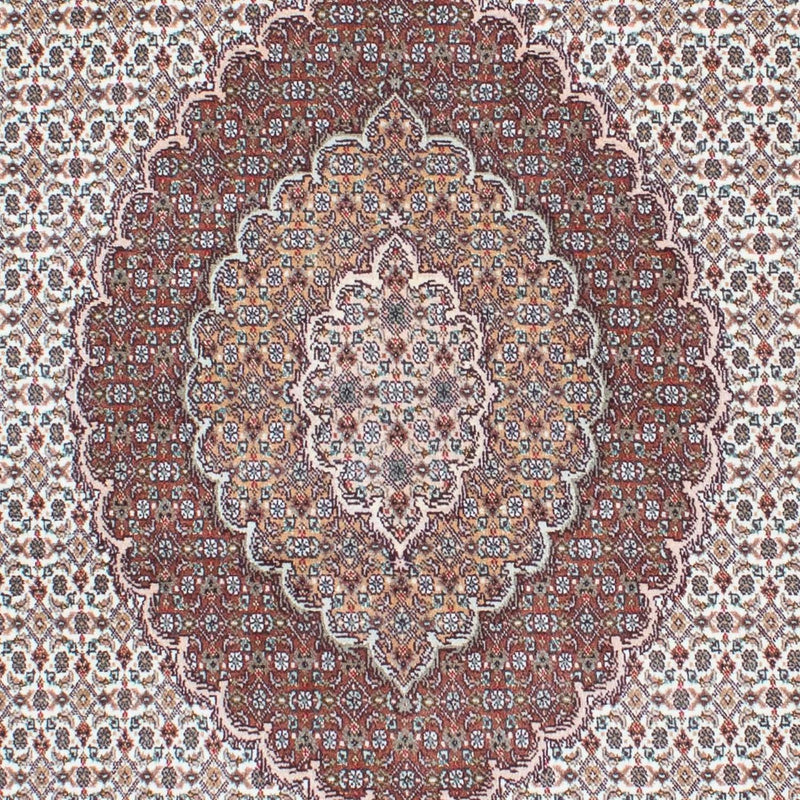 Tappeto Persero - Tabriz - 210 x 151 cm - marrone chiaro