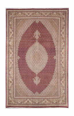 Tappeto Persero - Tabriz - 323 x 204 cm - rosso scuro