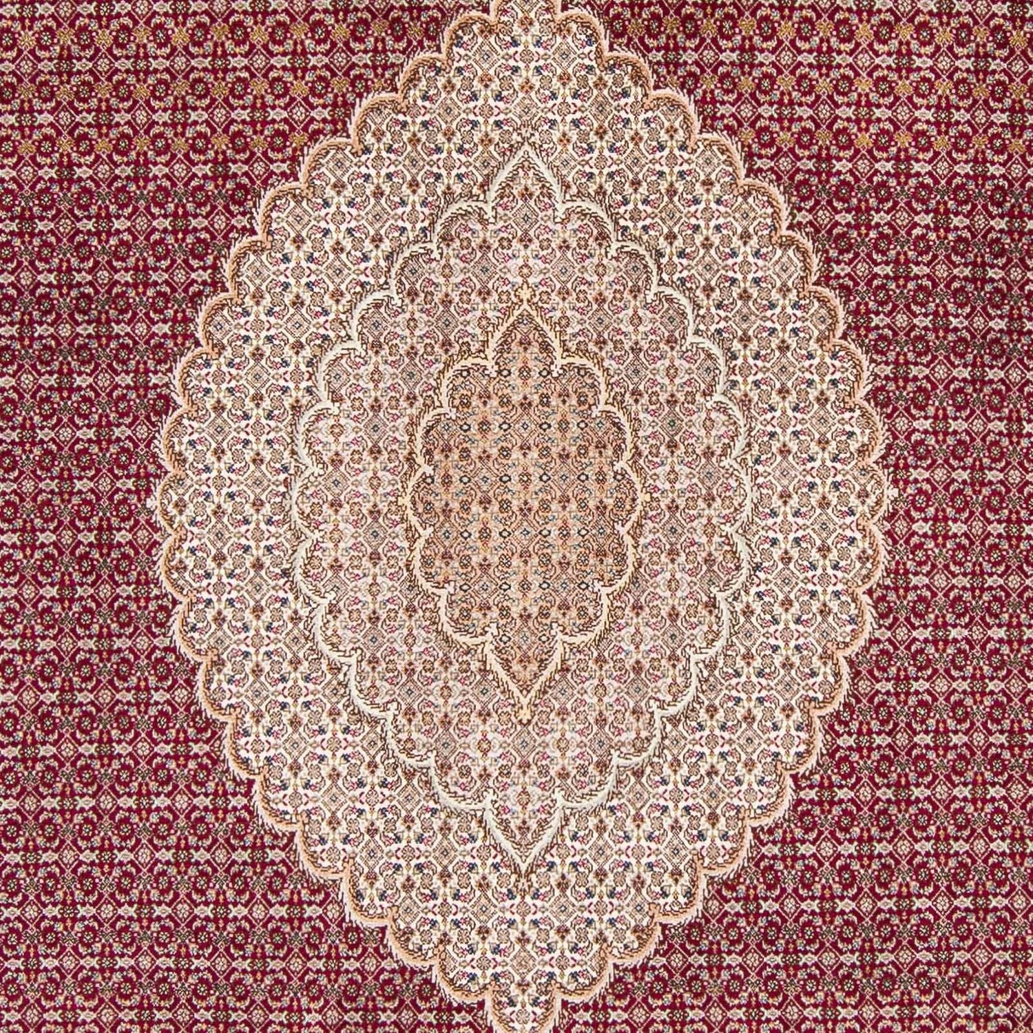 Tappeto Persero - Tabriz - 323 x 204 cm - rosso scuro