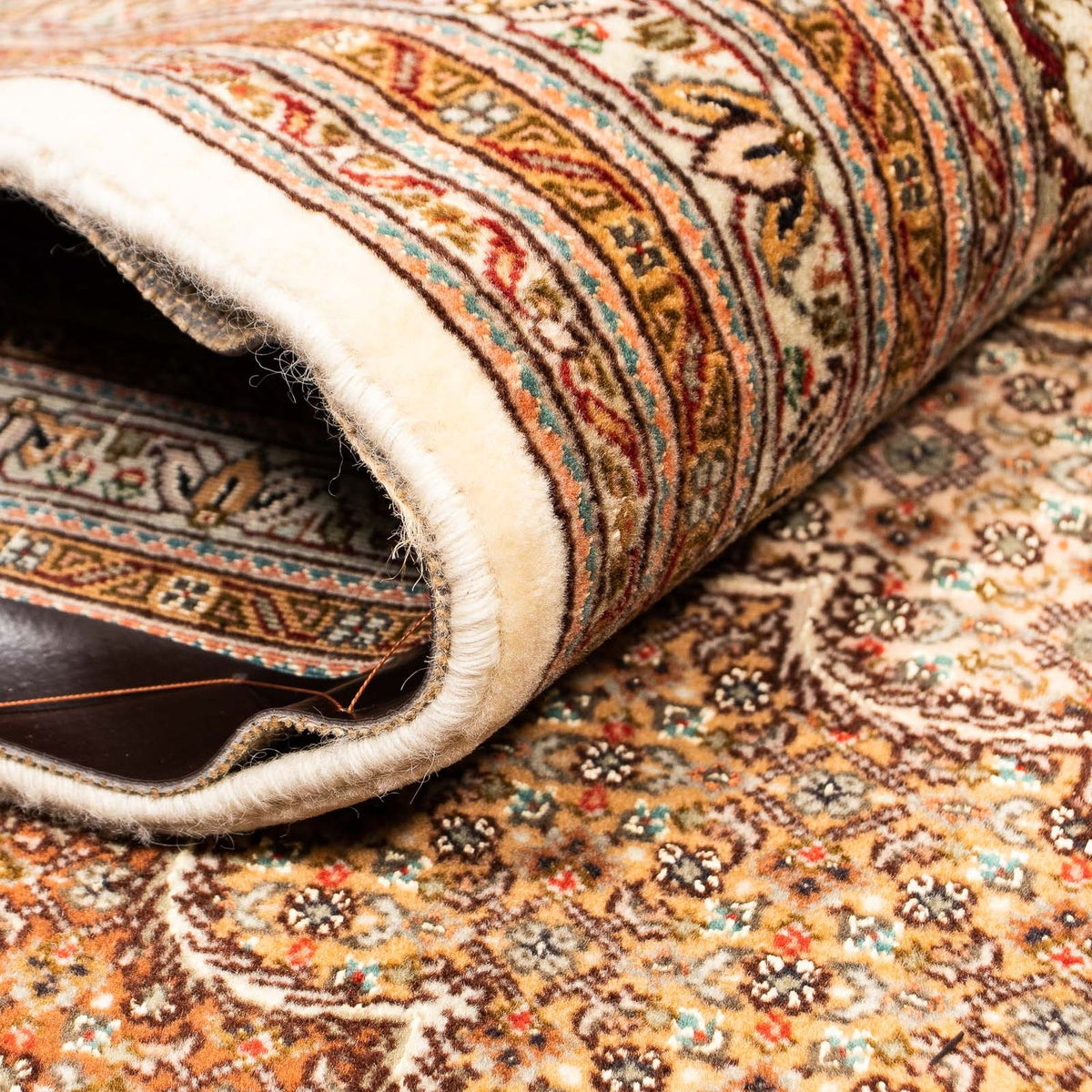 Tappeto Persero - Tabriz - 403 x 302 cm - marrone chiaro