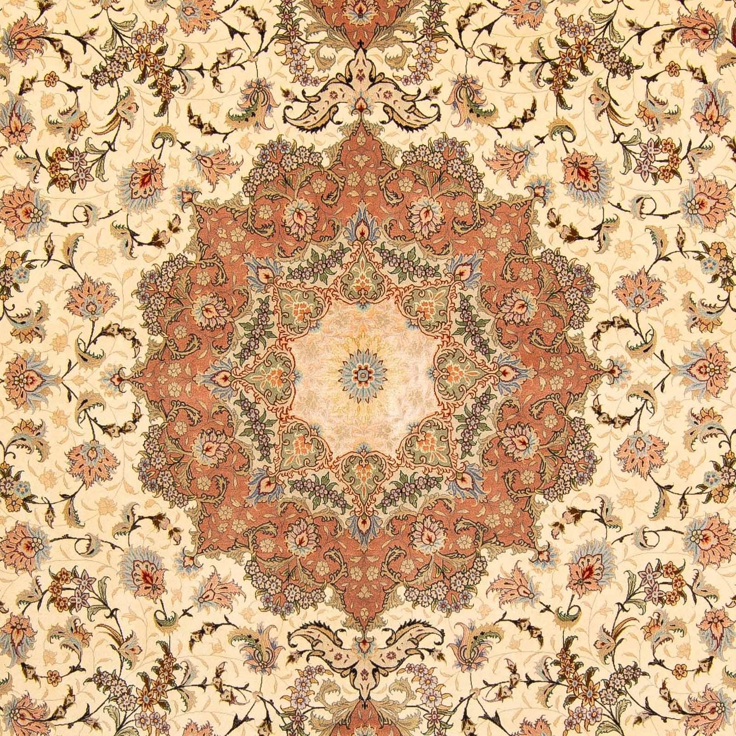 Tappeto Persero - Tabriz - Reale - 413 x 297 cm - marrone
