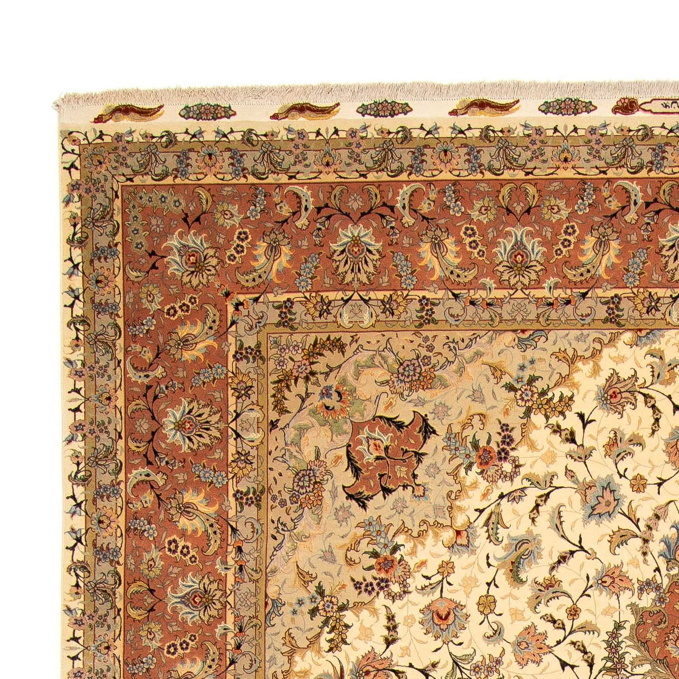 Tabriz - 50 Raj Tappeto 413x297cm - Tappeto persiano