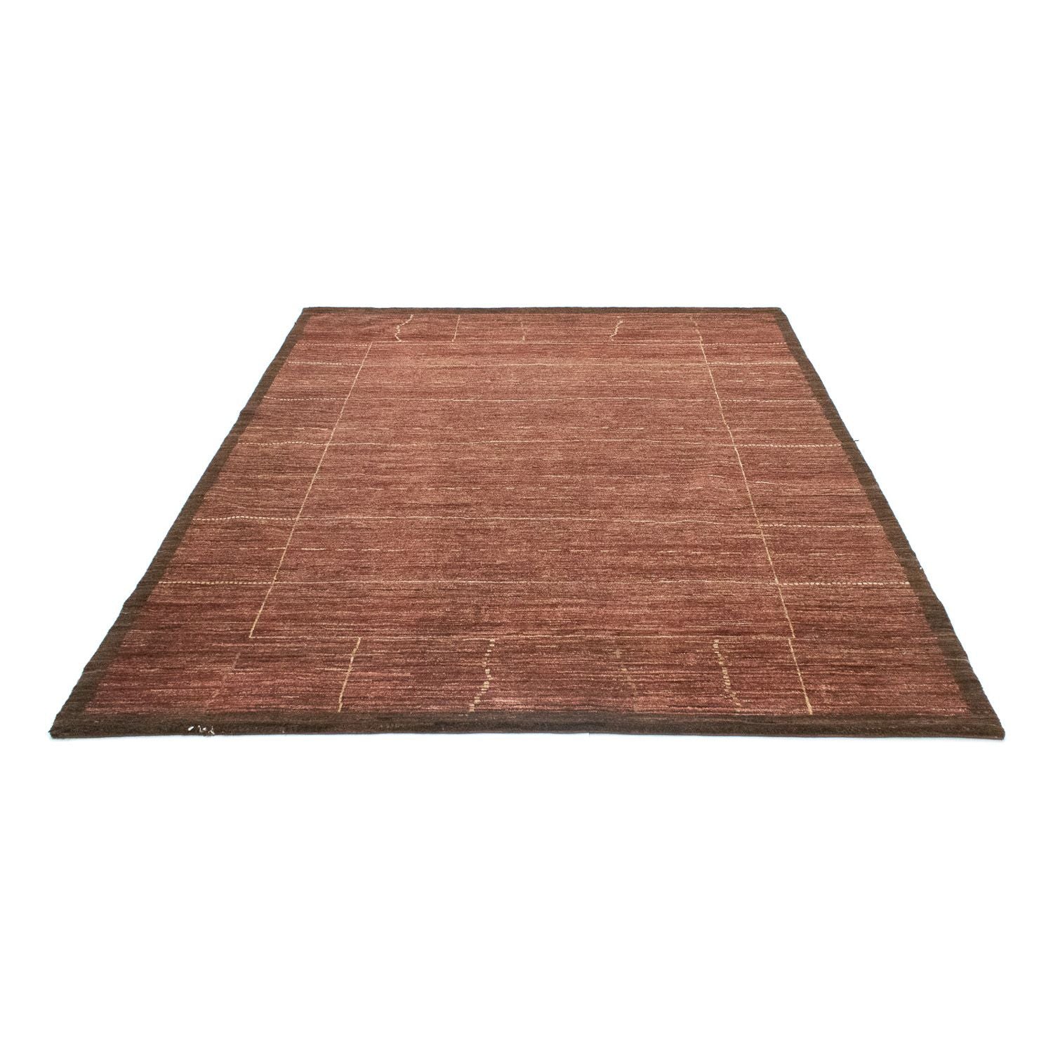 Tappeto Gabbeh - Loribaft Persero - 209 x 160 cm - cioccolato chiaro