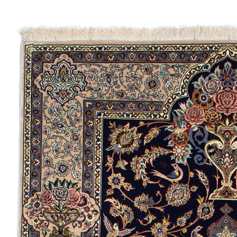 Tappeto Persero - Isfahan - Premio - 235 x 160 cm - blu scuro