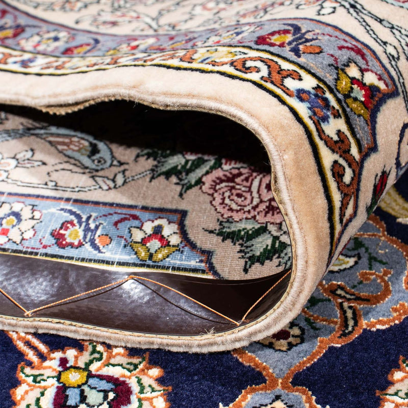 Tappeto Persero - Isfahan - Premio - 235 x 160 cm - blu scuro