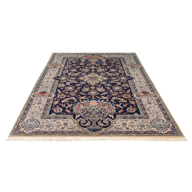 Tappeto Persero - Isfahan - Premio - 235 x 160 cm - blu scuro