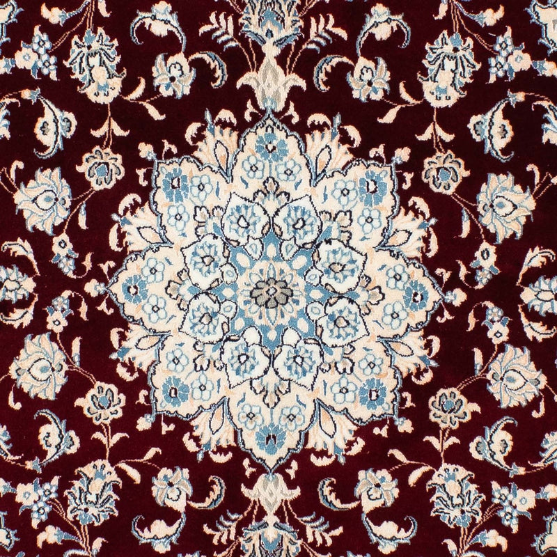 Tappeto Persero - Nain - Reale quadrato  - 156 x 145 cm - rosso scuro
