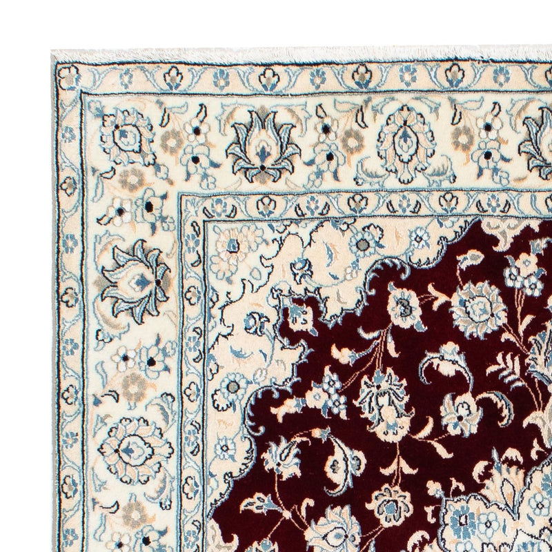 Tappeto Persero - Nain - Reale quadrato  - 156 x 145 cm - rosso scuro