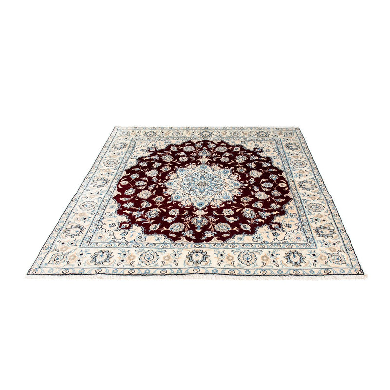 Tappeto Persero - Nain - Reale quadrato  - 156 x 145 cm - rosso scuro