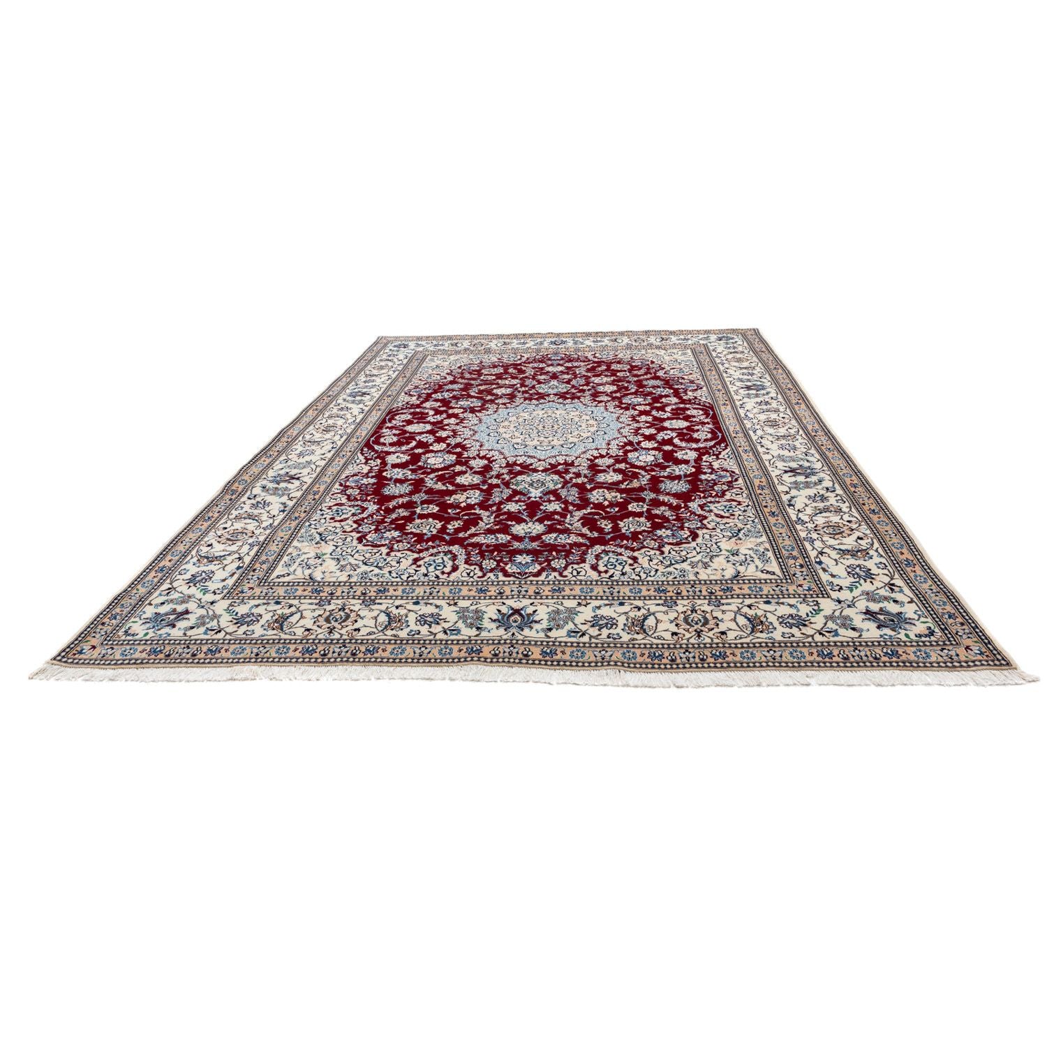 Tappeto Persero - Nain - Reale - 337 x 240 cm - rosso scuro