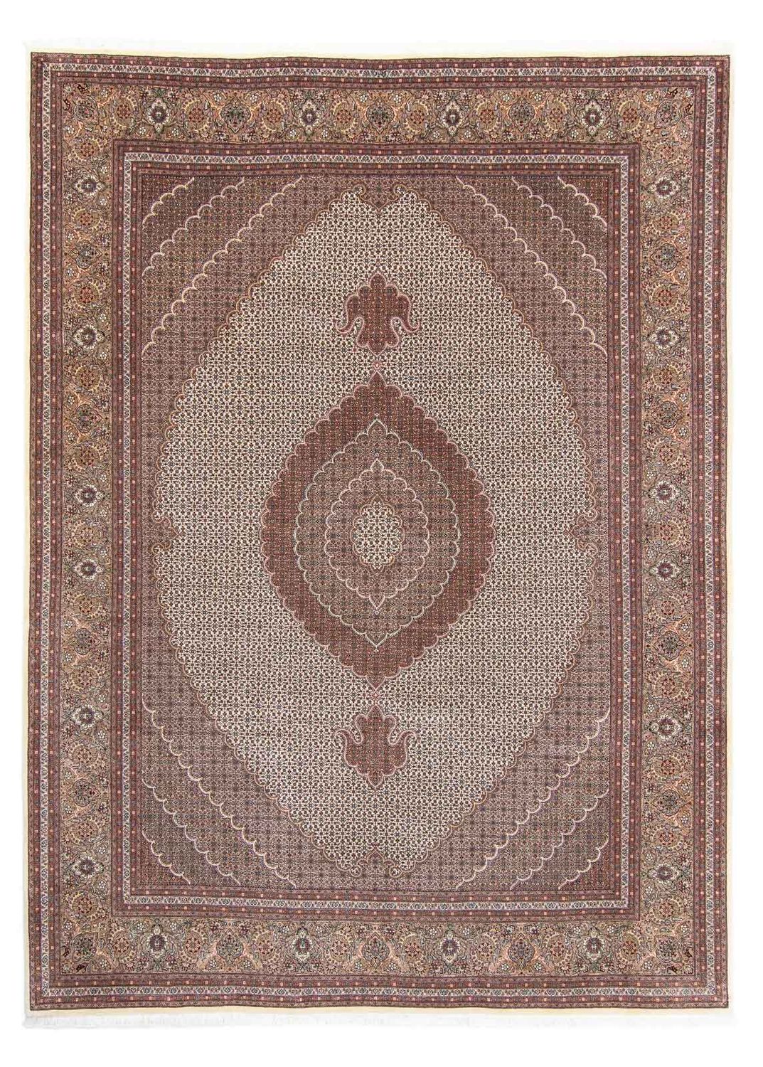 Tappeto Persero - Tabriz - 348 x 255 cm - marrone