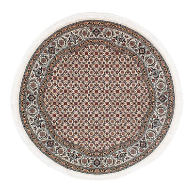 Tappeto Persero - Tabriz - Reale rotondo  - 151 x 151 cm - beige