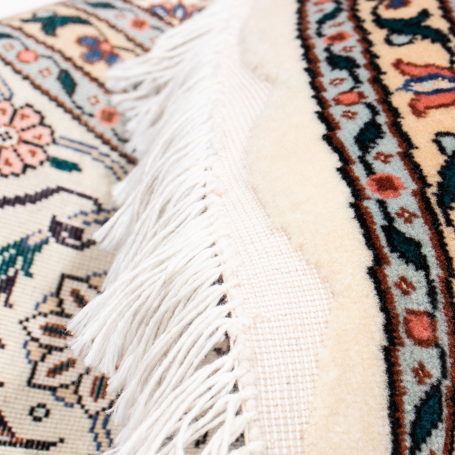 Tappeto Persero - Tabriz - Reale rotondo  - 151 x 151 cm - beige