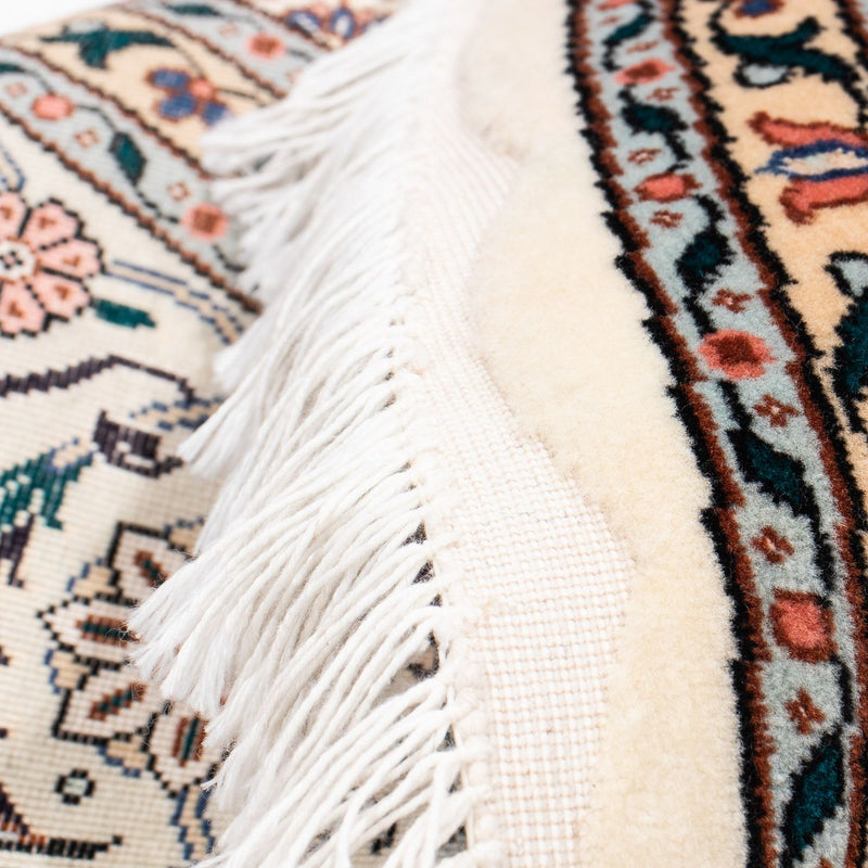 Tappeto Persero - Tabriz - Reale rotondo  - 151 x 151 cm - beige