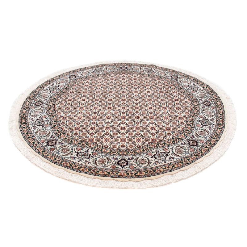 Tappeto Persero - Tabriz - Reale rotondo  - 151 x 151 cm - beige