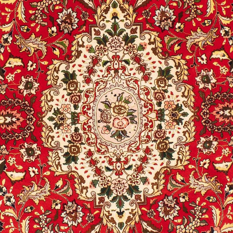 Tappeto Persero - Tabriz - Reale ovale  - 200 x 130 cm - rosso