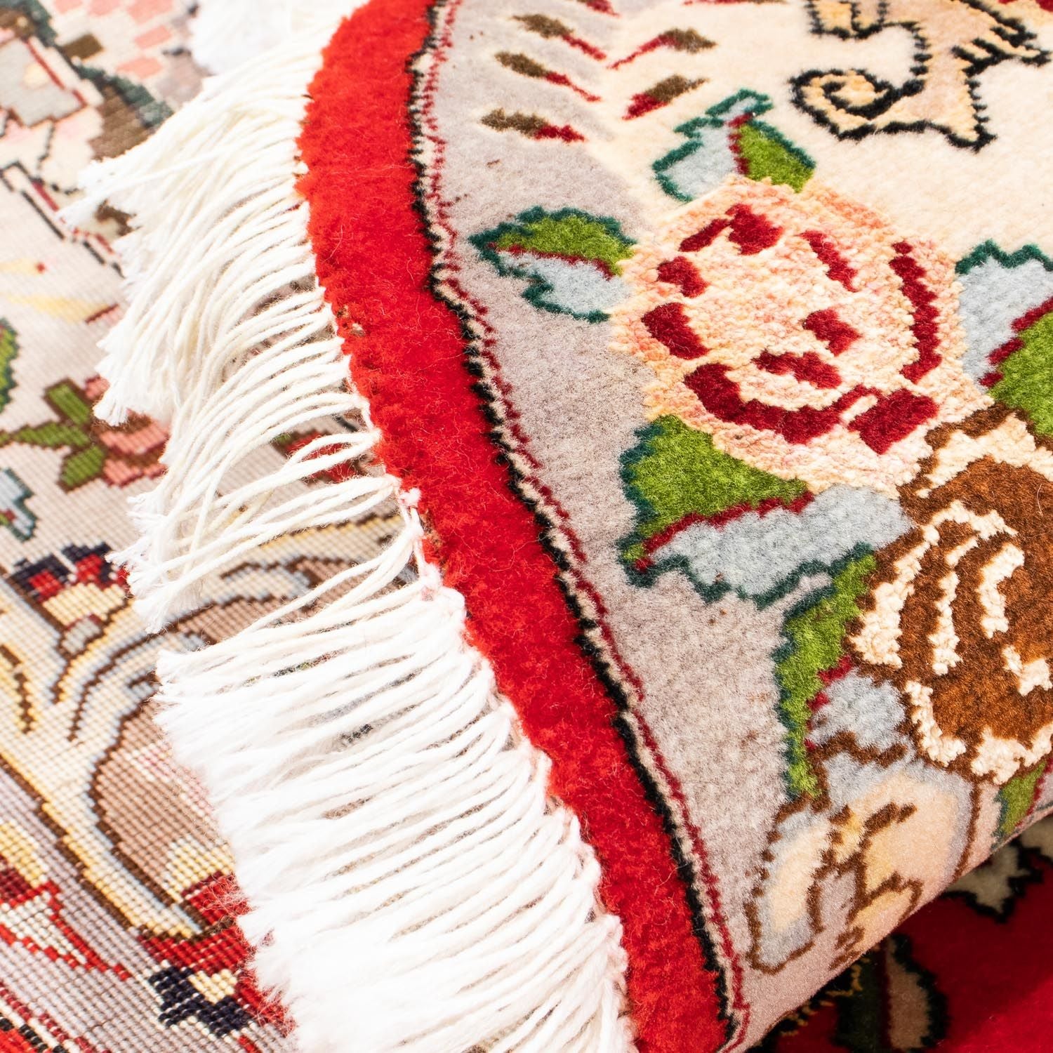 Tappeto Persero - Tabriz - Reale ovale  - 200 x 130 cm - rosso