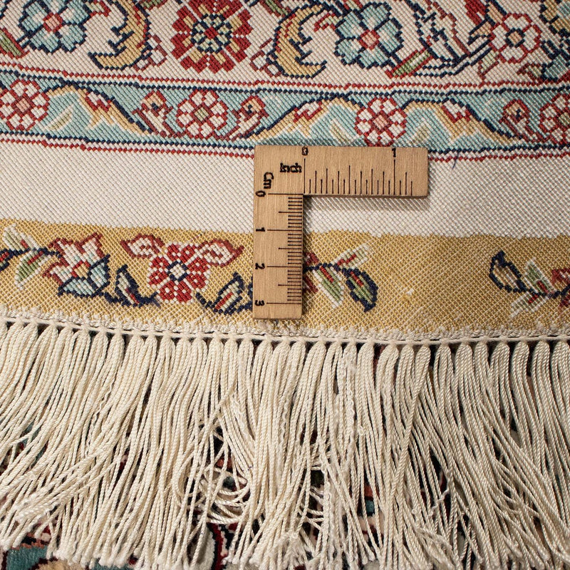 Tappeto orientale - Hereke rotondo  - 215 x 215 cm - marrone chiaro