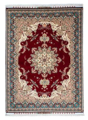Tappeto Persero - Tabriz - Reale - 204 x 153 cm - rosso scuro